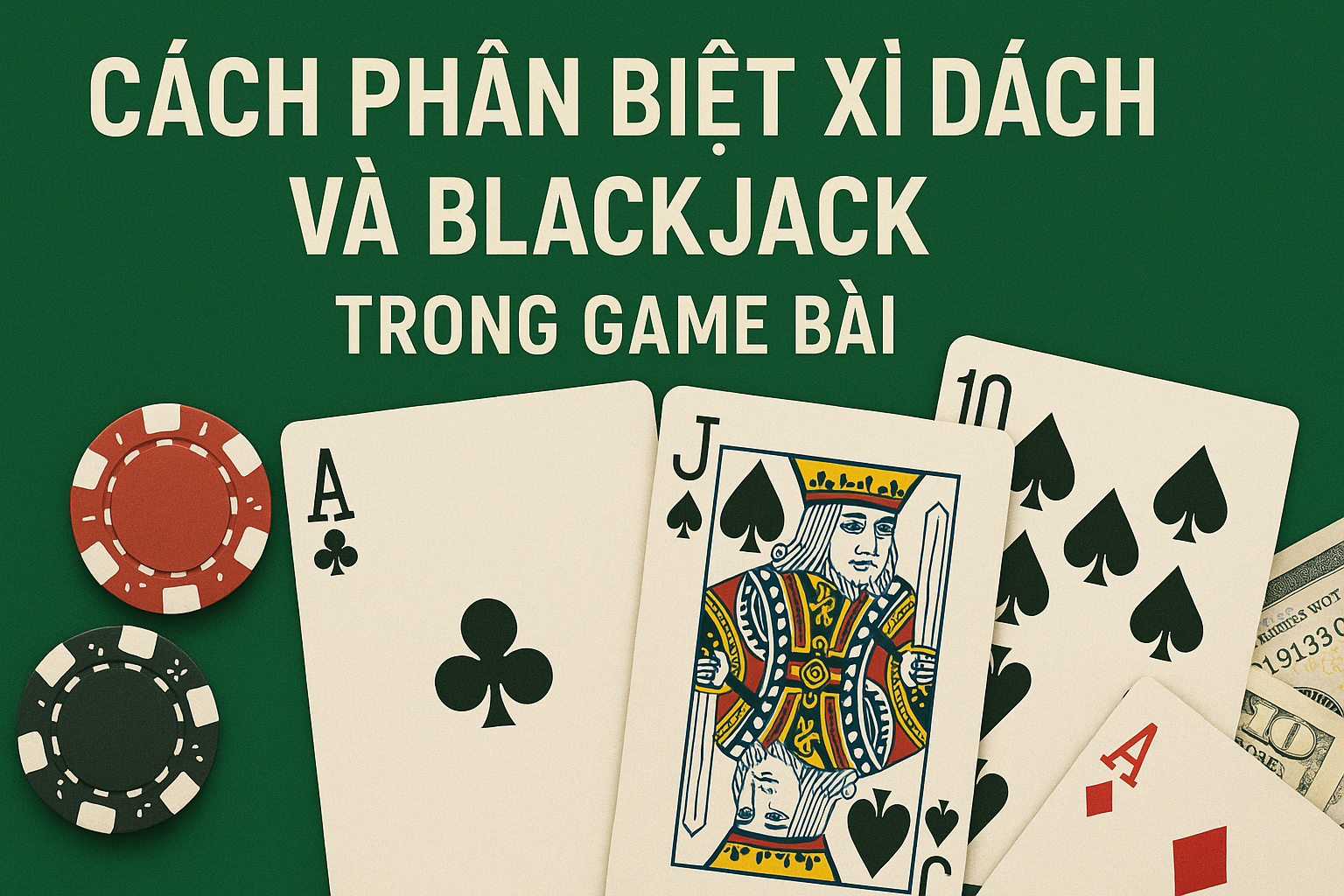 Cách Phân Biệt Xì Dách Và Blackjack Trong Game Bài – Hiểu Rõ Trong 5 Phút